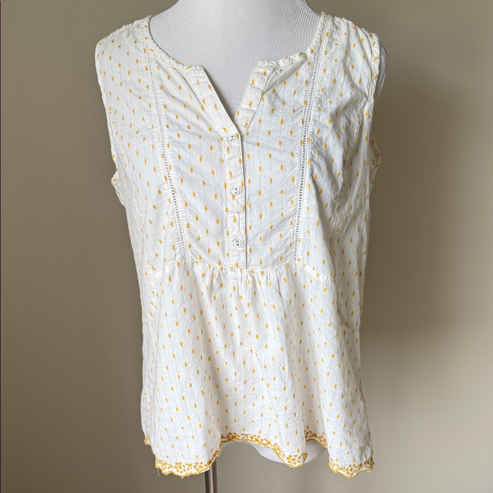 Fat Face Ella Swiss Dot Cami Top